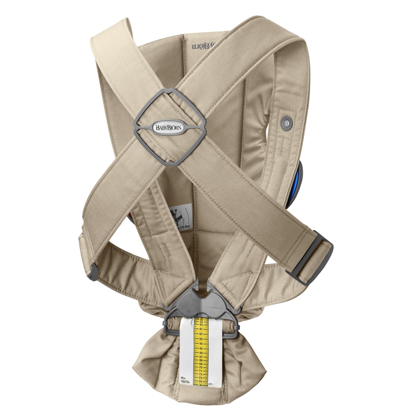 102634-MOCHILA BABYJORN MINI 3-11 KG. WOVEN BEIG(1-0)-2