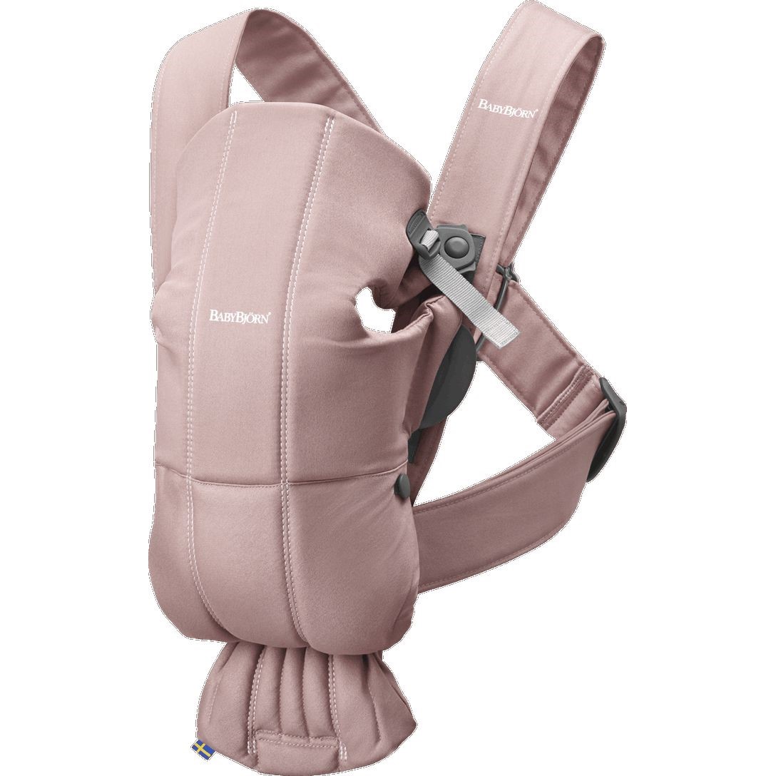 103752-MOCHILA BABYJORN MINI 3-11 KG. WOVEN ROSA PALO(3-1)-0