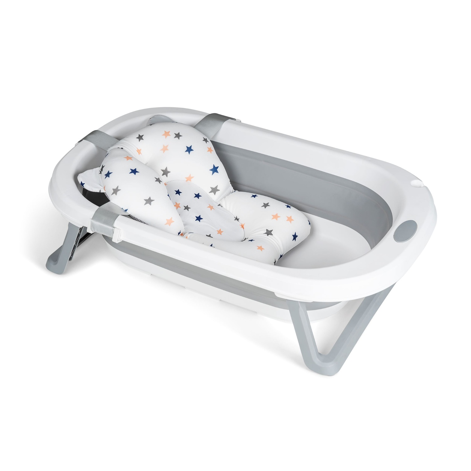 106090-BAÑERA FLEX GRIS + COJIN ESTRELLAS(6-0)-0