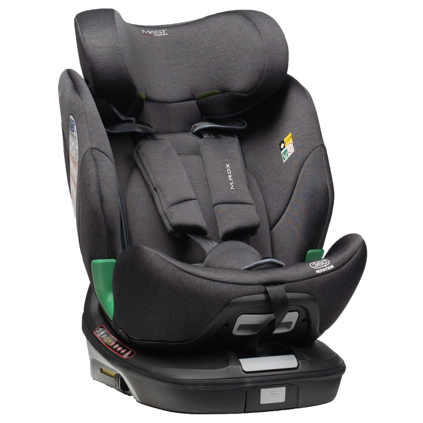 100418-SILLA COCHE MAST M-ROX ISIZE GR. 0+1-2-3 DARK GREY(4-0)-0