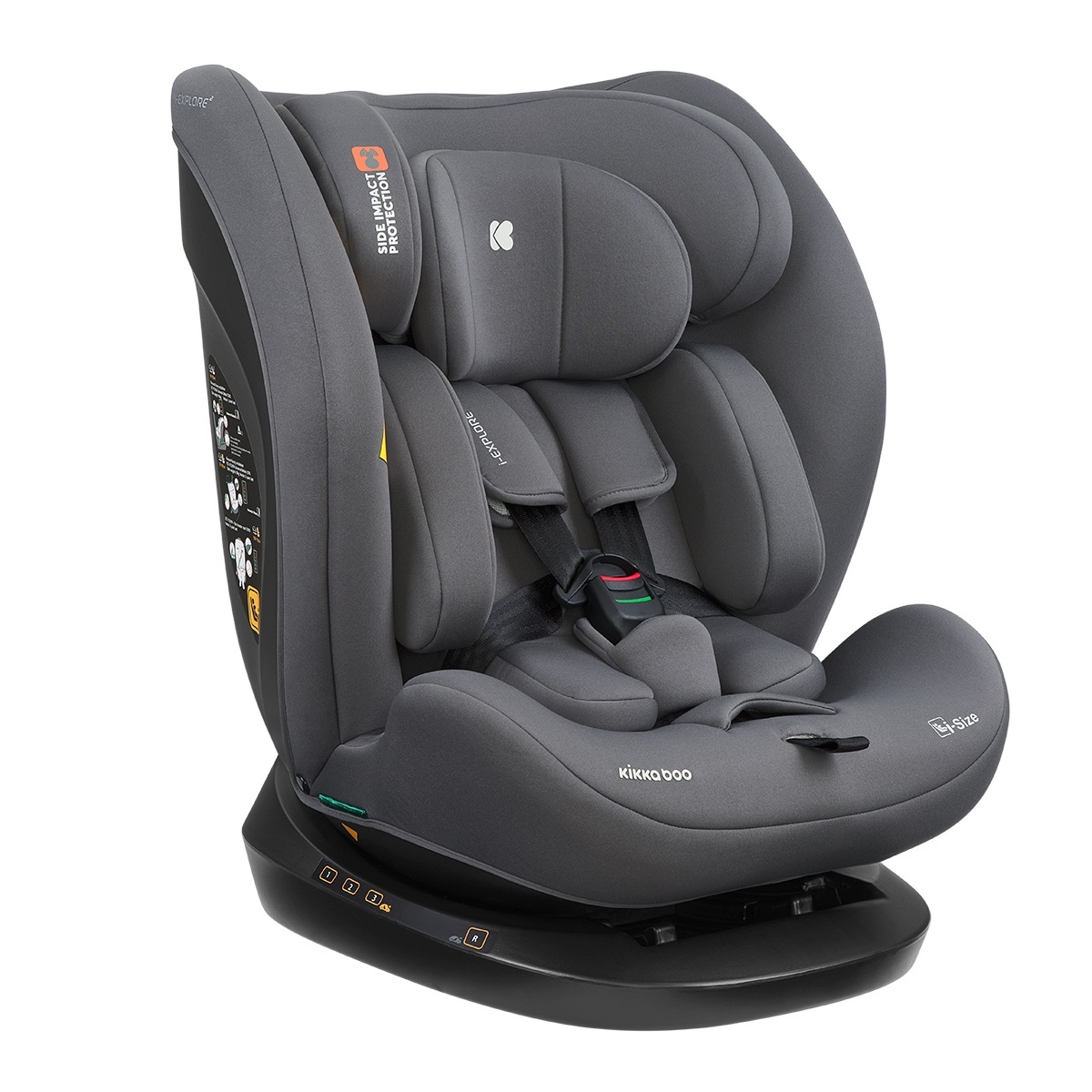 105635-SILLA COCHE I-EXPLORE 2 GRIS 40-150 CM. CINTURONES(4-0)-0