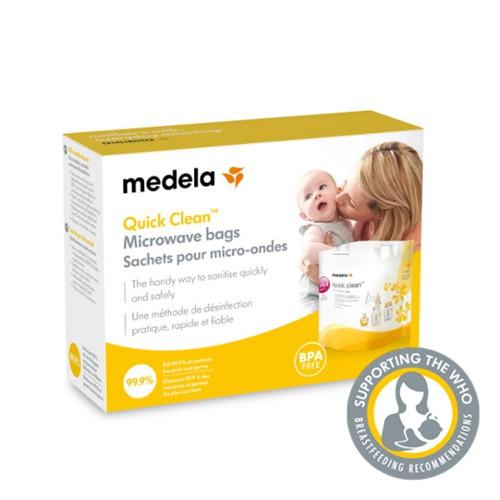 65061-PACK 5 BOLSAS MICROONDAS REUTILIZABLES MEDELA(3-0)-0