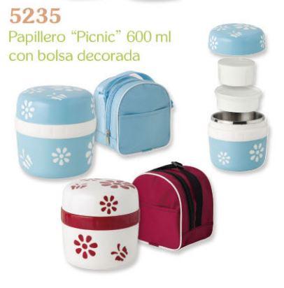 66482-PAPILLERO PICNIC 600 ML. CON BOLSA(4-0)-0