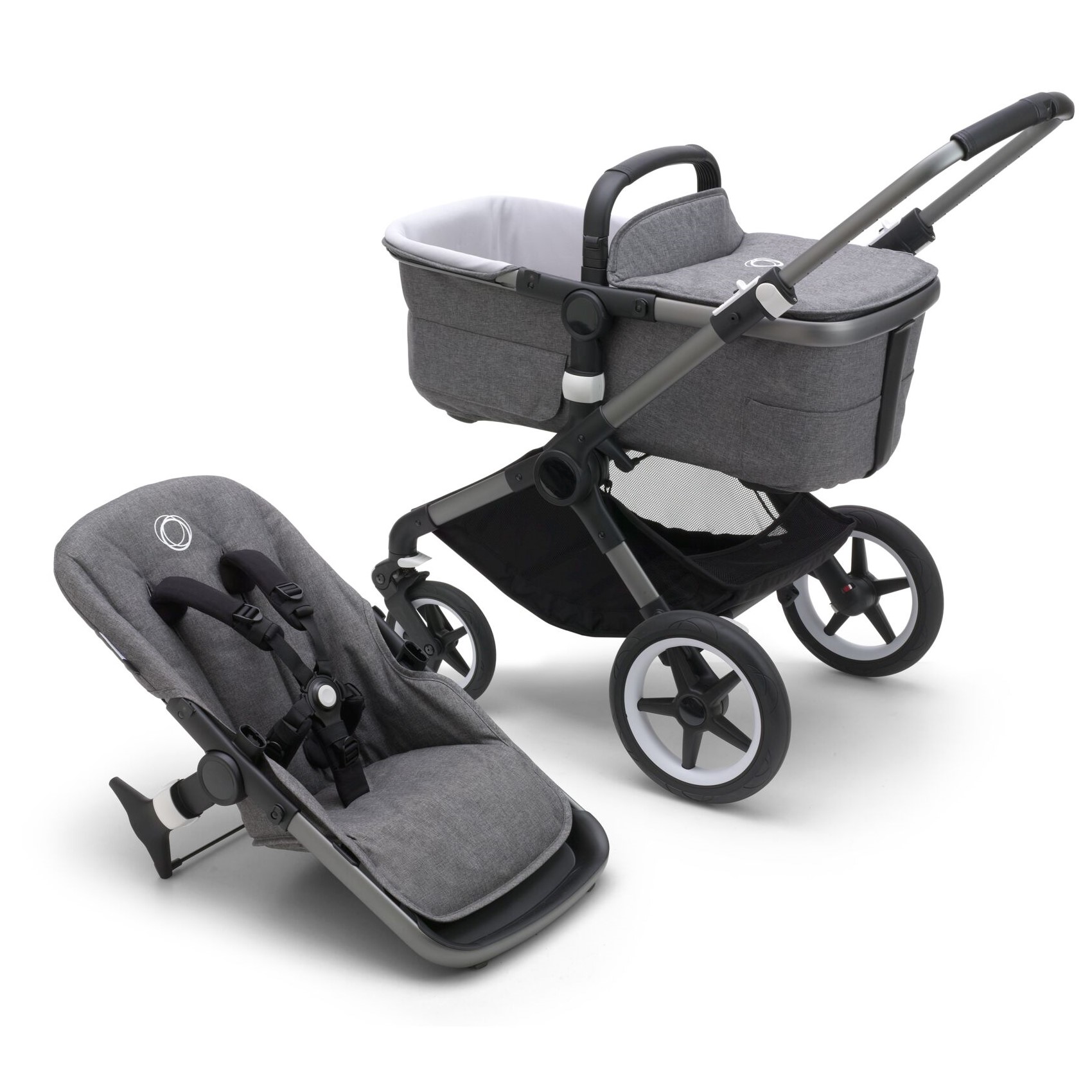 96736-BUGABOO FOX 3 BASE GRAFITO - GRIS MELANGE(1-1)-0