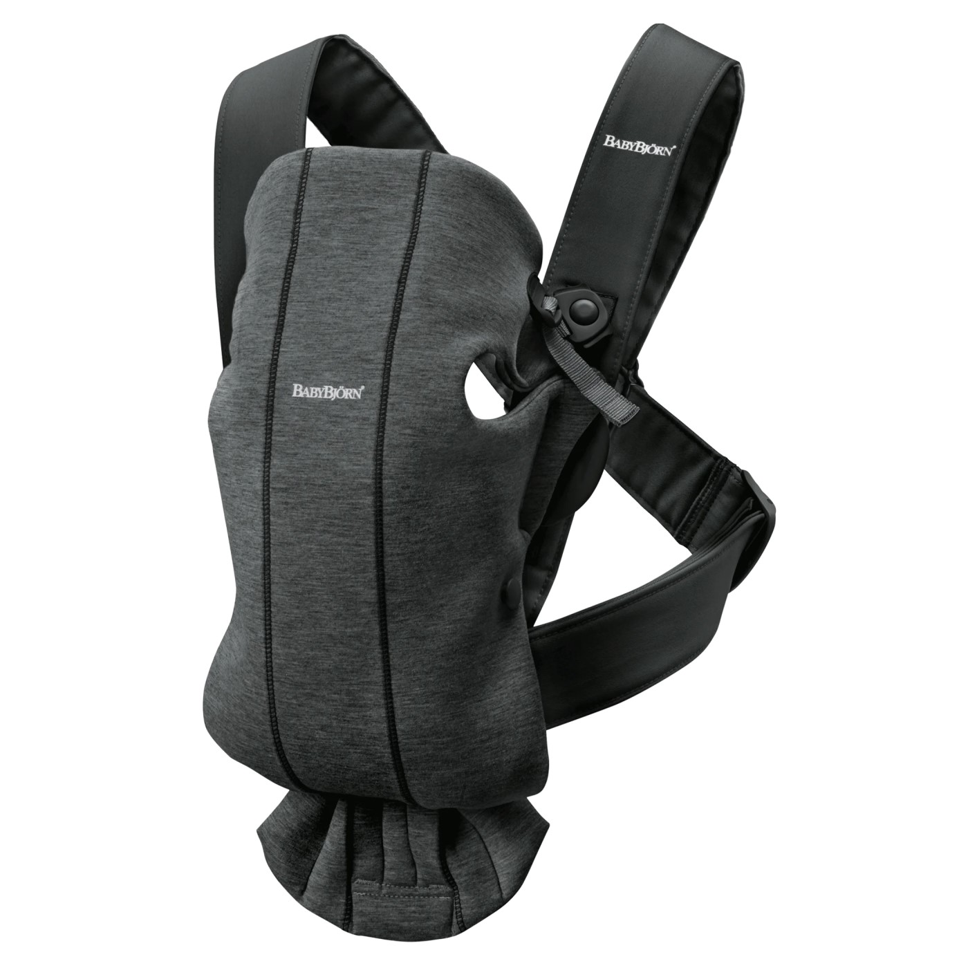 97212-MOCHILA BABYJORN MINI 3-11 KG. GRIS CARBON 3D JERSEY(2-1)-0