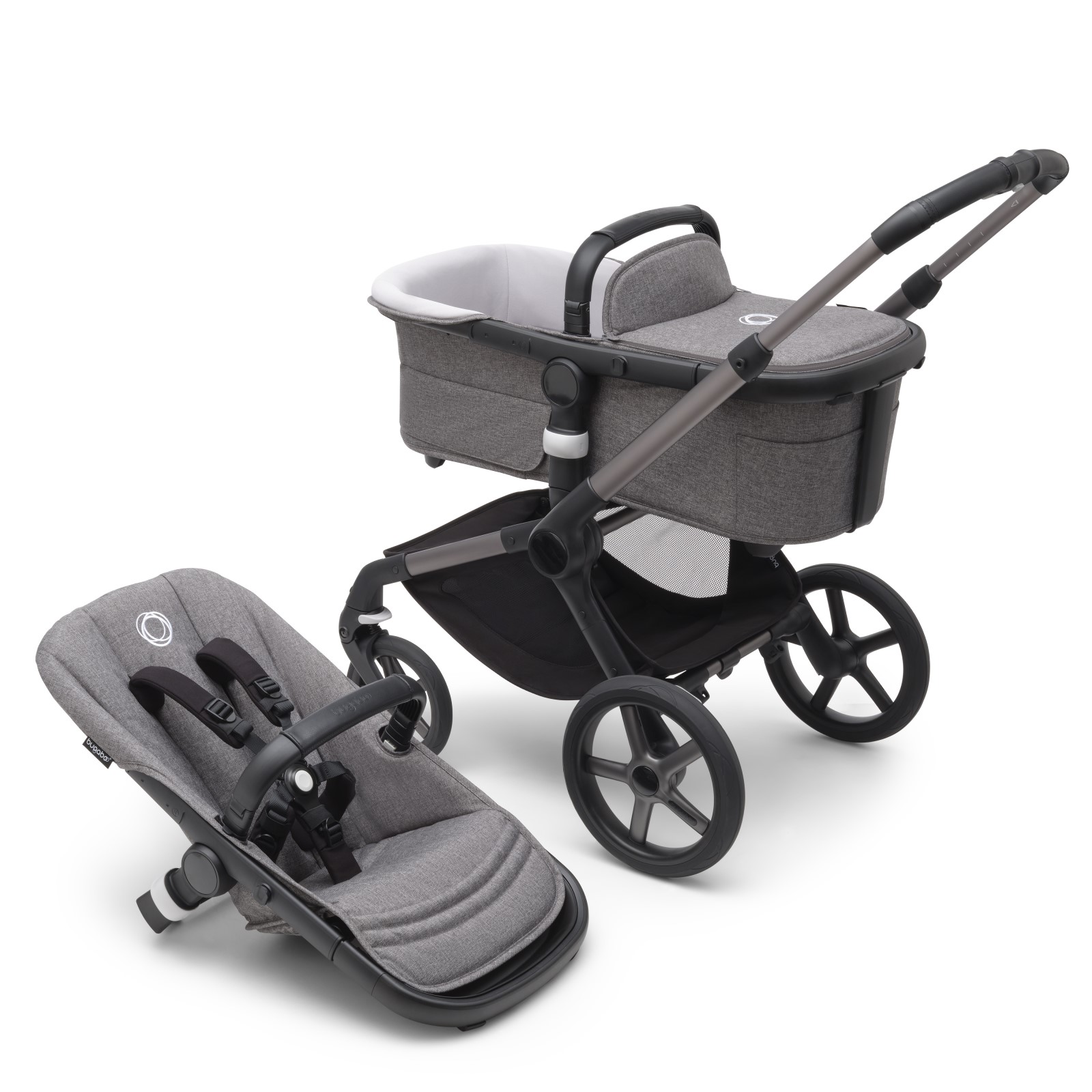 99738-BUGABOO FOX 5 BASE GRAFITO - GRIS MELANGE(2-1)-0